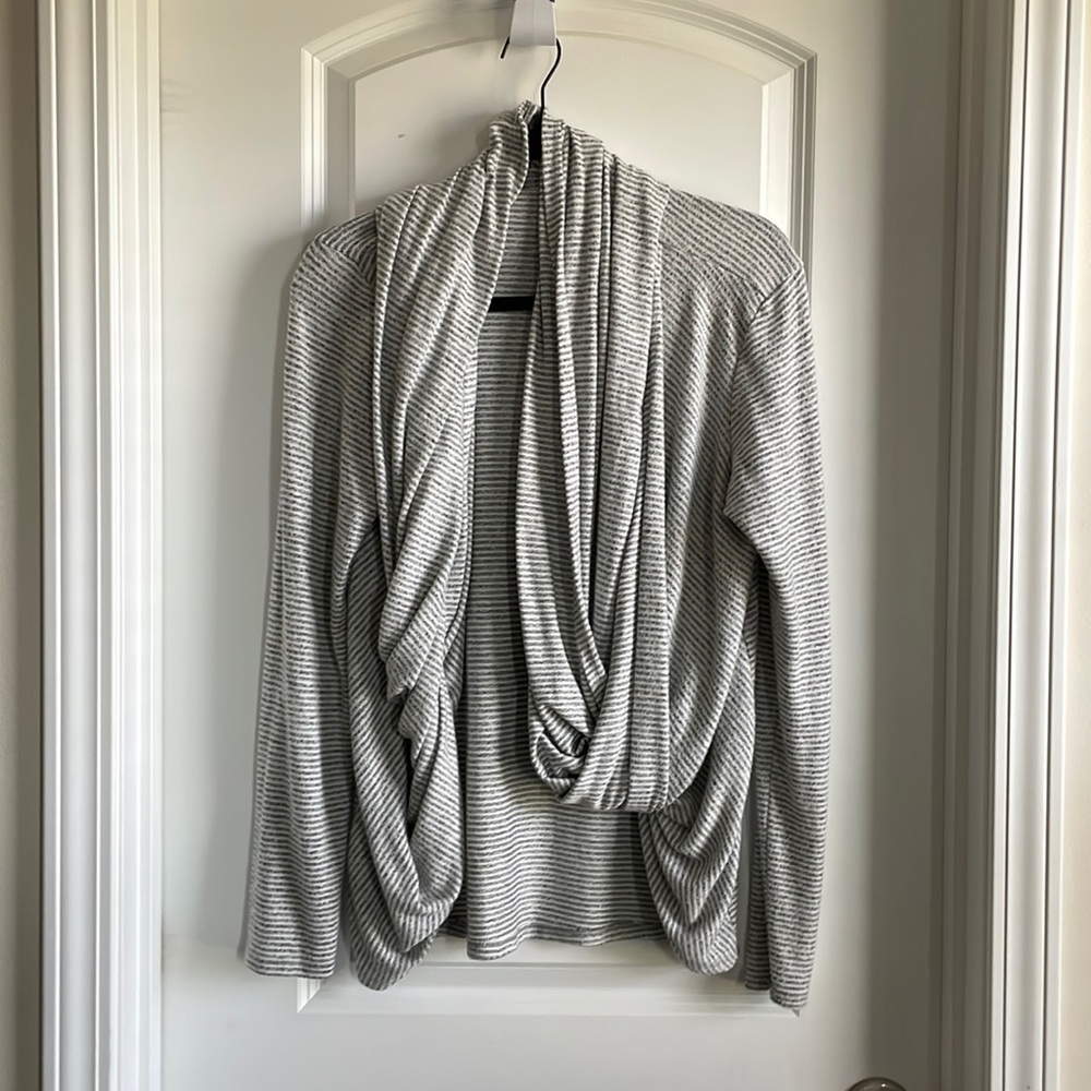 Gibson Cozy Convertible Wrap Cardigan